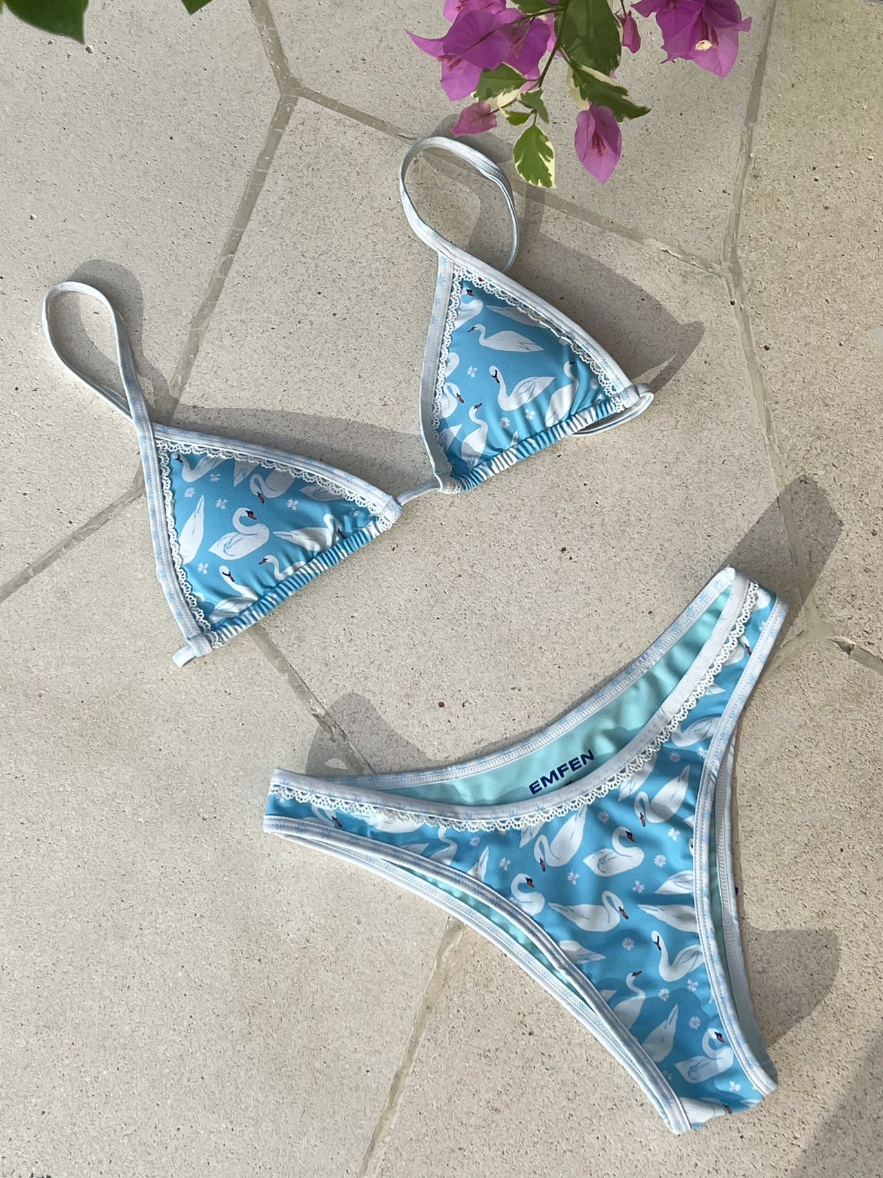 STUDY OF A SWAN BIKINI BOTTOMS