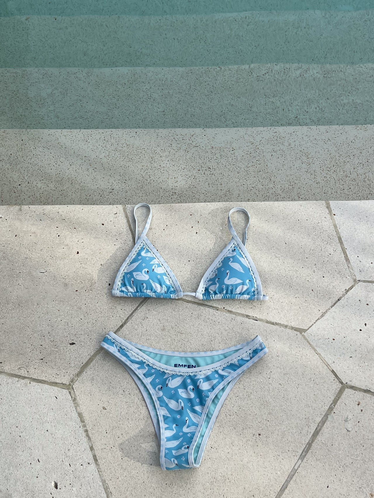STUDY OF A SWAN BIKINI TOP