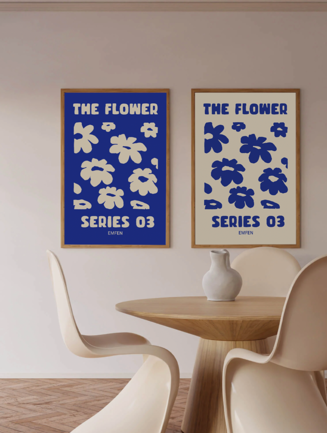 Flower Series 03 Electric Blue