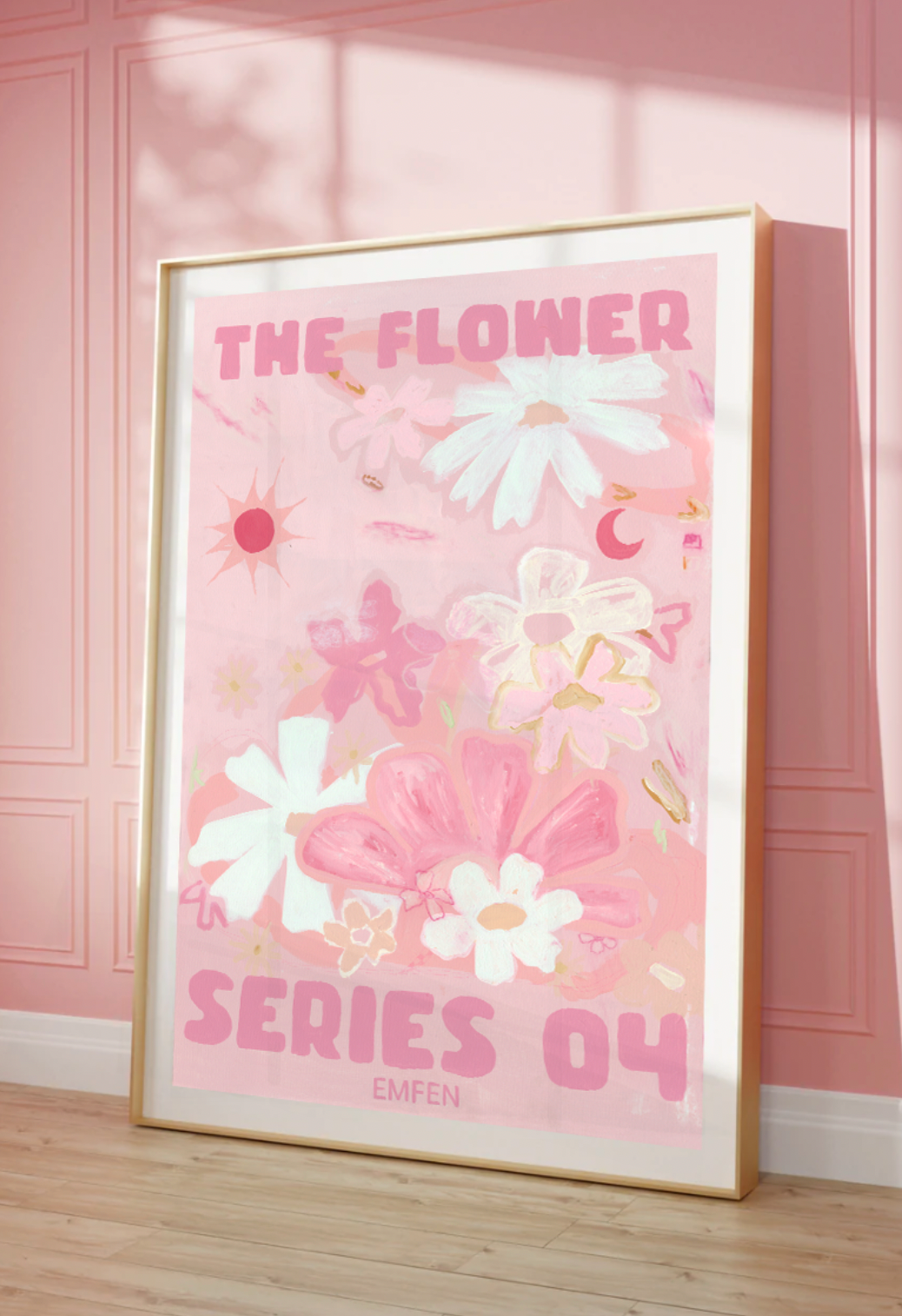 THE FLOWER SERIES 04 PINK PRINT