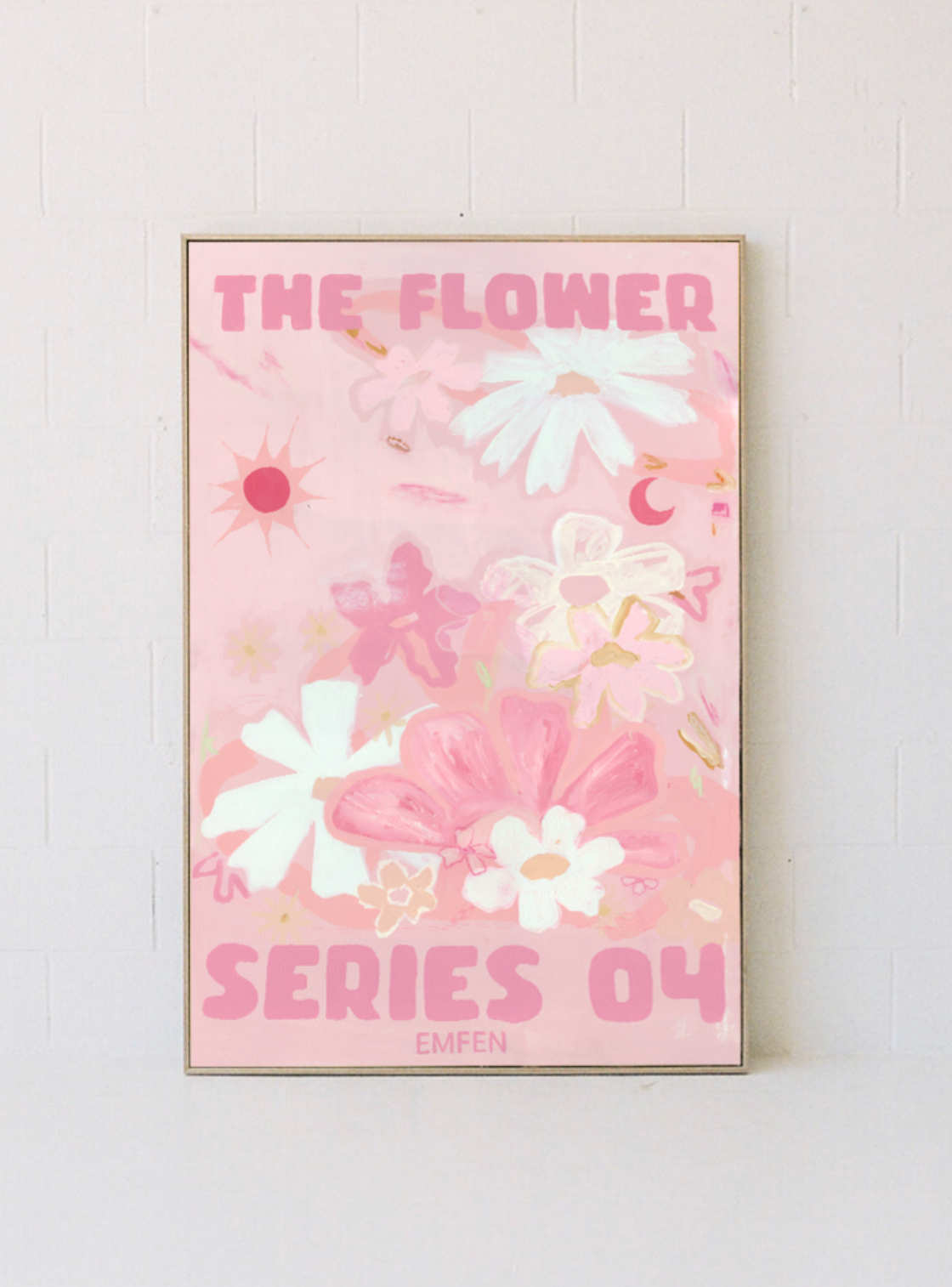 THE FLOWER SERIES 04 PINK PRINT