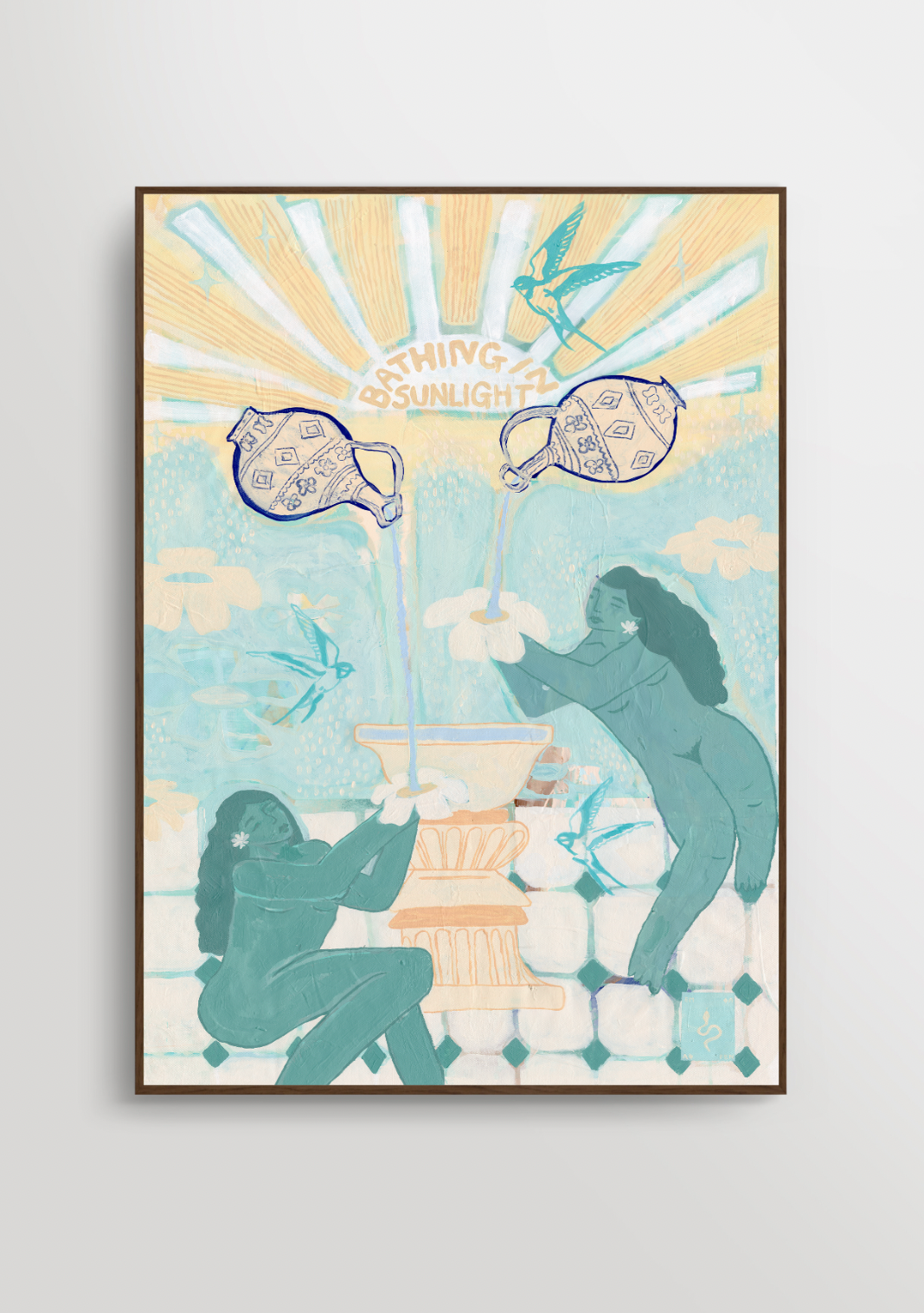 BATHING IN SUNLIGHT PRINT