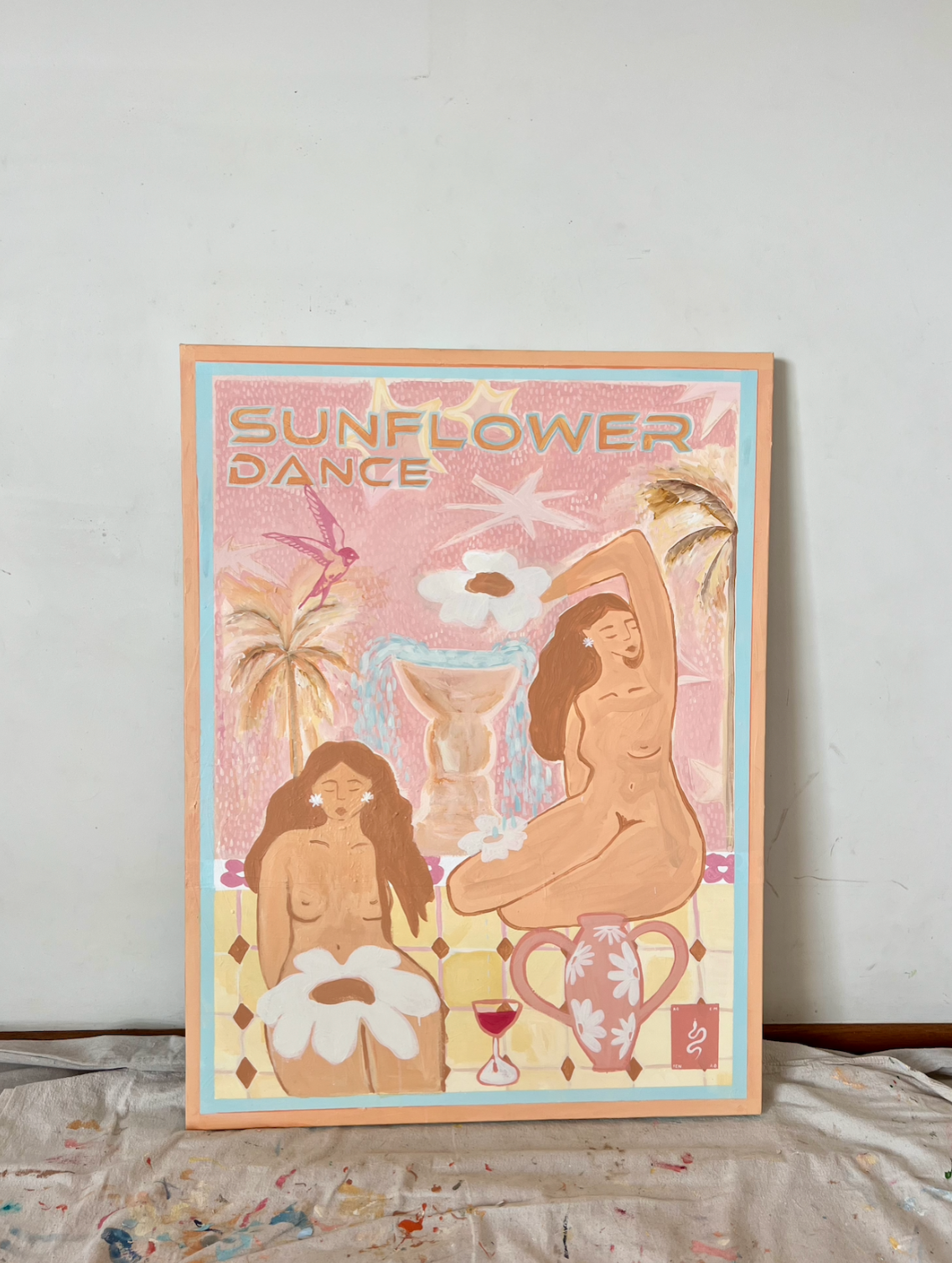SUNFLOWER DANCE PRINT
